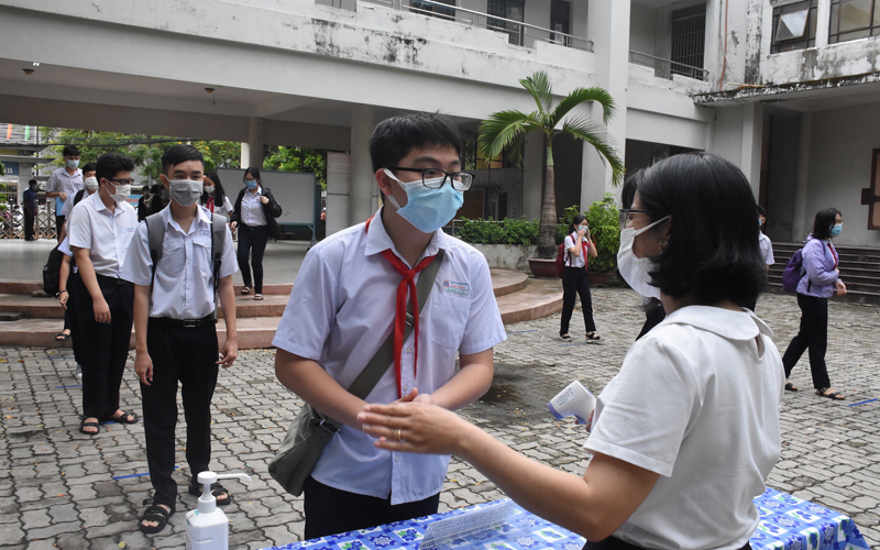 Học sinh một số vùng tại Đà Nẵng đi học trực tiếp từ ngày 18/10