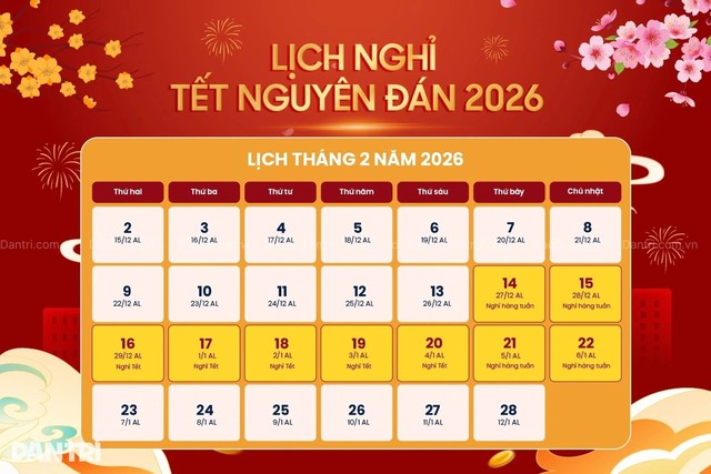 LỊCH NGHỈ TẾT BÍNH NGỌ 2026 CỦA TRUNG TÂM CEDC